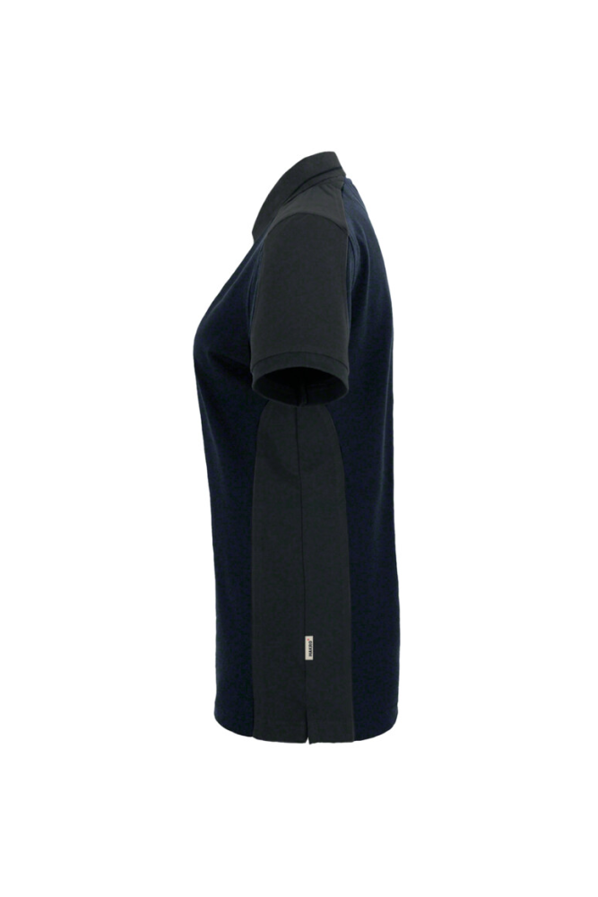 HAKRO Damen Poloshirt Contrast MIKRALINAR®, tinte/anthrazit, S