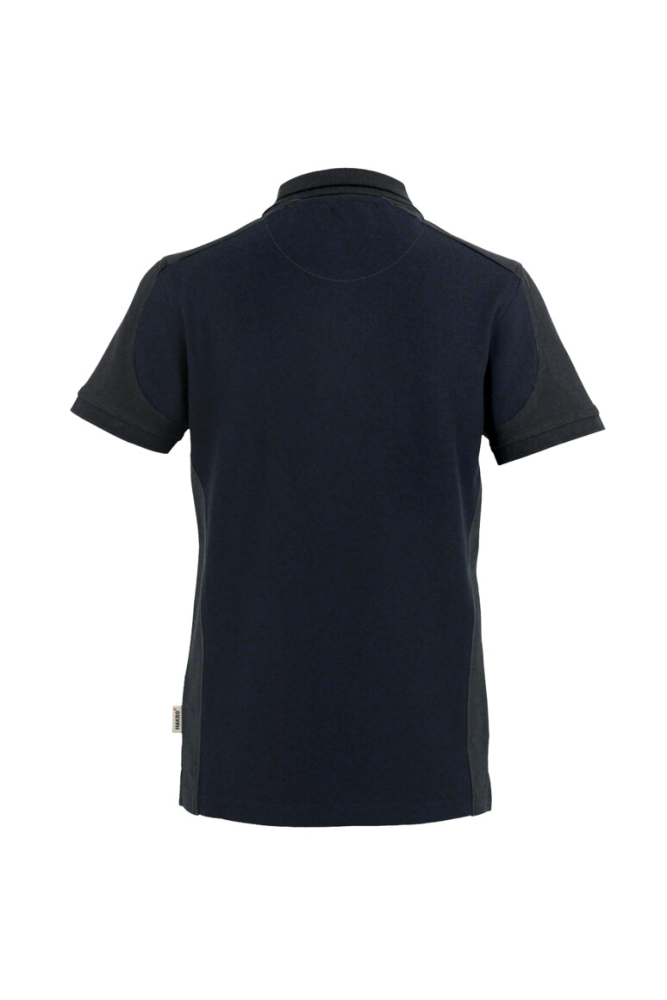 HAKRO Damen Poloshirt Contrast MIKRALINAR®, tinte/anthrazit, S