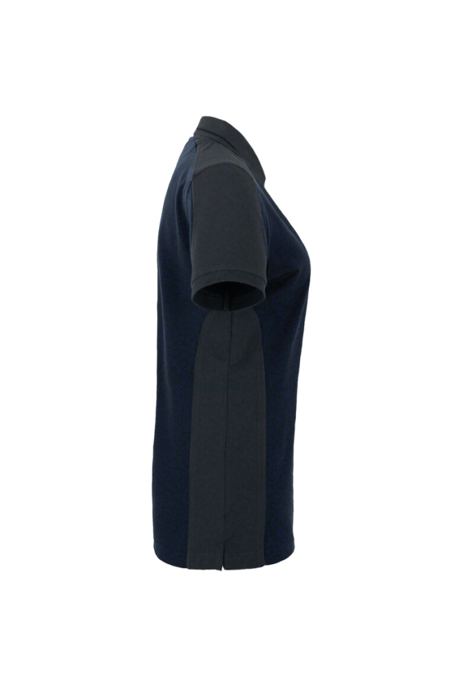 HAKRO Damen Poloshirt Contrast MIKRALINAR®, tinte/anthrazit, S