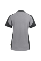 HAKRO Damen Poloshirt Contrast MIKRALINAR®, titan/anthrazit, L