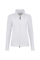 HAKRO Damen Fleecejacke ECO, weiß