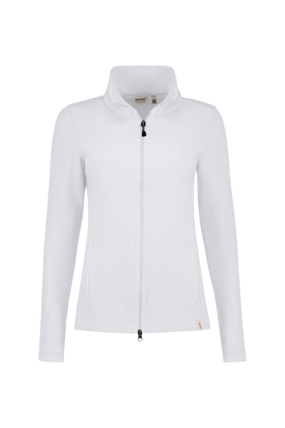 HAKRO Damen Fleecejacke ECO, weiß