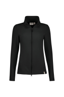 HAKRO Damen Fleecejacke ECO, schwarz