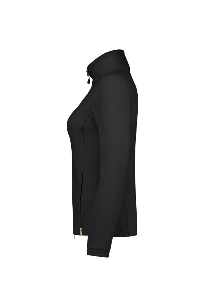 HAKRO Damen Fleecejacke ECO, schwarz