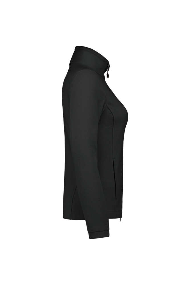 HAKRO Damen Fleecejacke ECO, schwarz