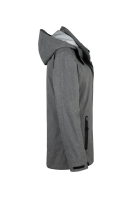 HAKRO Damen Activejacke Fernie, dunkelgrau meliert, M