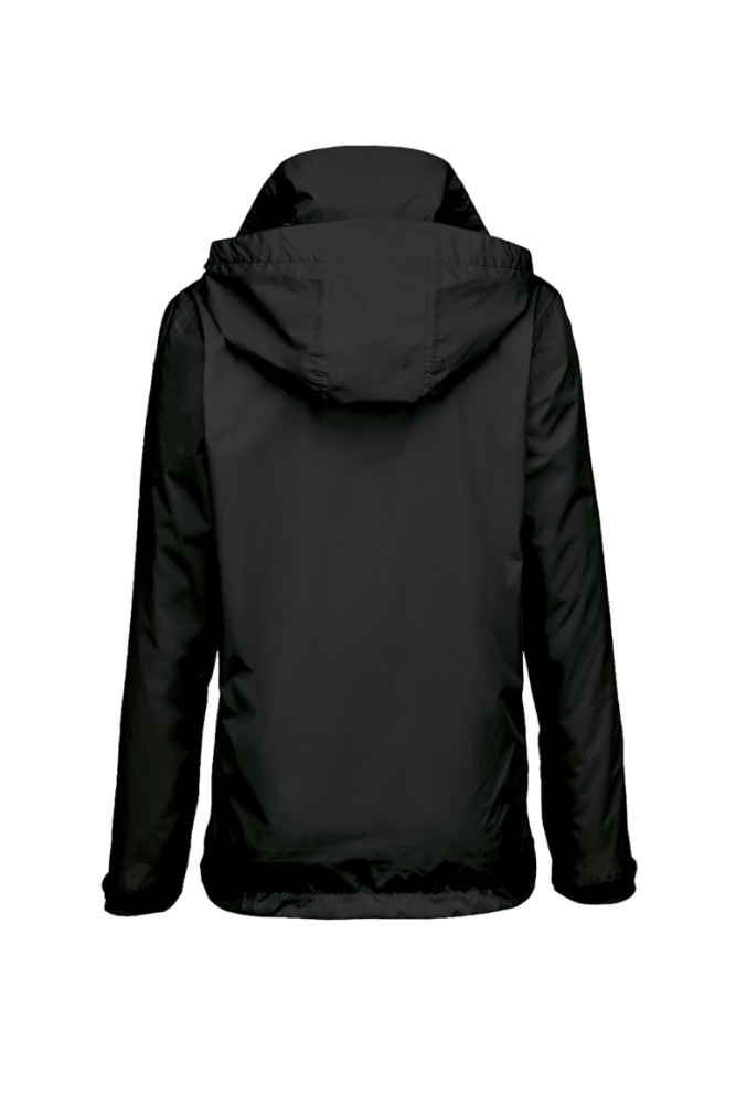 HAKRO Damen Regenjacke Colorado, schwarz