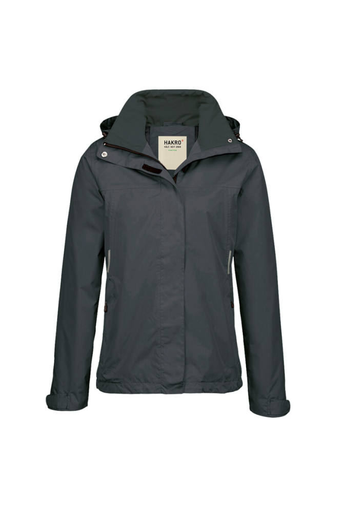 HAKRO Damen Regenjacke Colorado, anthrazit