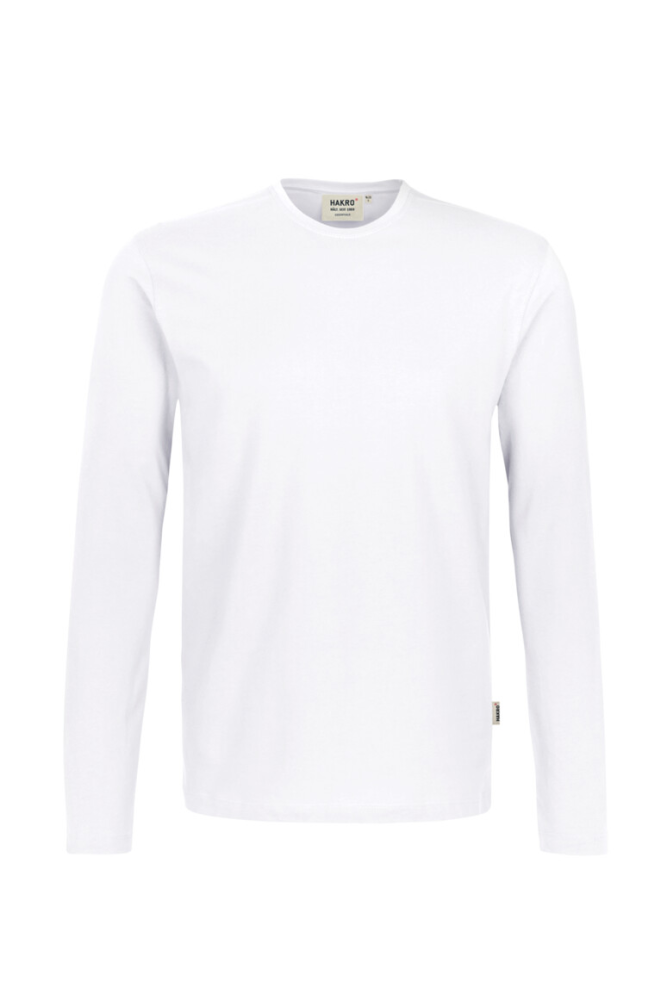 HAKRO Longsleeve Heavy, weiss, S