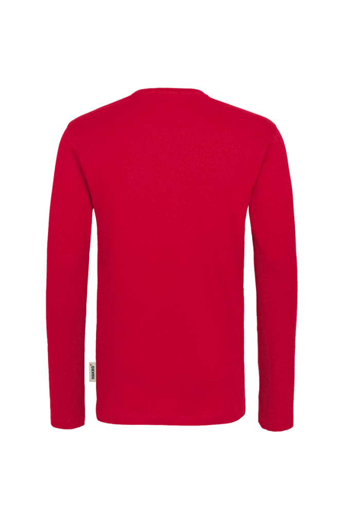 HAKRO Longsleeve Heavy, rot, S