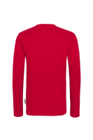 HAKRO Longsleeve Heavy, rot, S