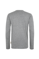 HAKRO Longsleeve Heavy, grau meliert, M