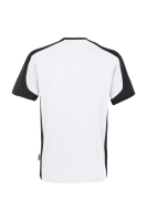 HAKRO T-Shirt Contrast MIKRALINAR®, weiss/anthrazit, 4XL