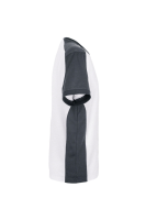 HAKRO T-Shirt Contrast MIKRALINAR®, weiss/anthrazit, 4XL