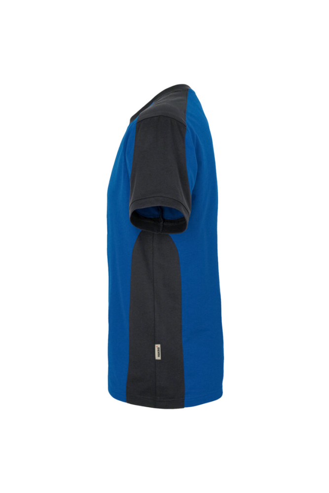 HAKRO T-Shirt Contrast MIKRALINAR®, royalblau/anthrazit, 2XL