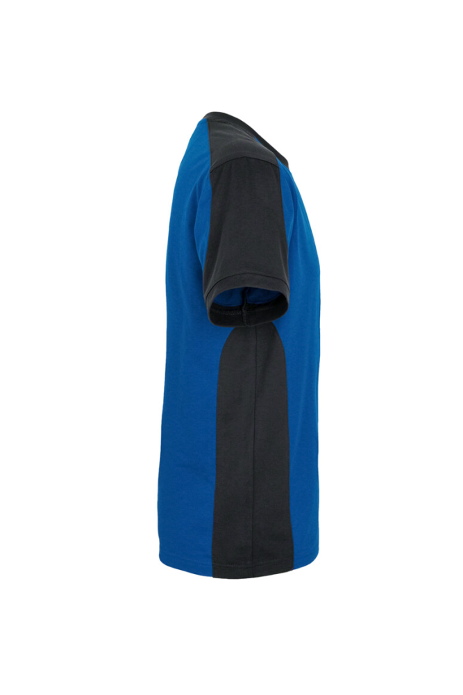 HAKRO T-Shirt Contrast MIKRALINAR®, royalblau/anthrazit, 2XL