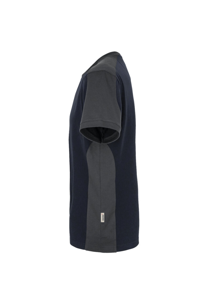 HAKRO T-Shirt Contrast MIKRALINAR®, tinte/anthrazit, 4XL