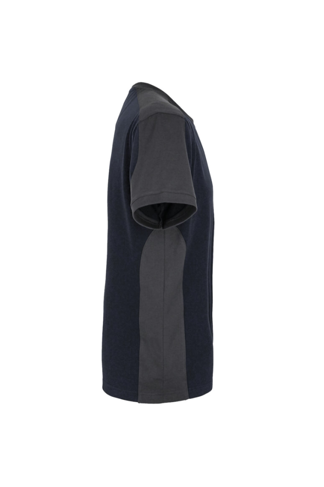 HAKRO T-Shirt Contrast MIKRALINAR®, tinte/anthrazit, 4XL