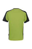 HAKRO T-Shirt Contrast MIKRALINAR®, kiwi/anthrazit, 6XL
