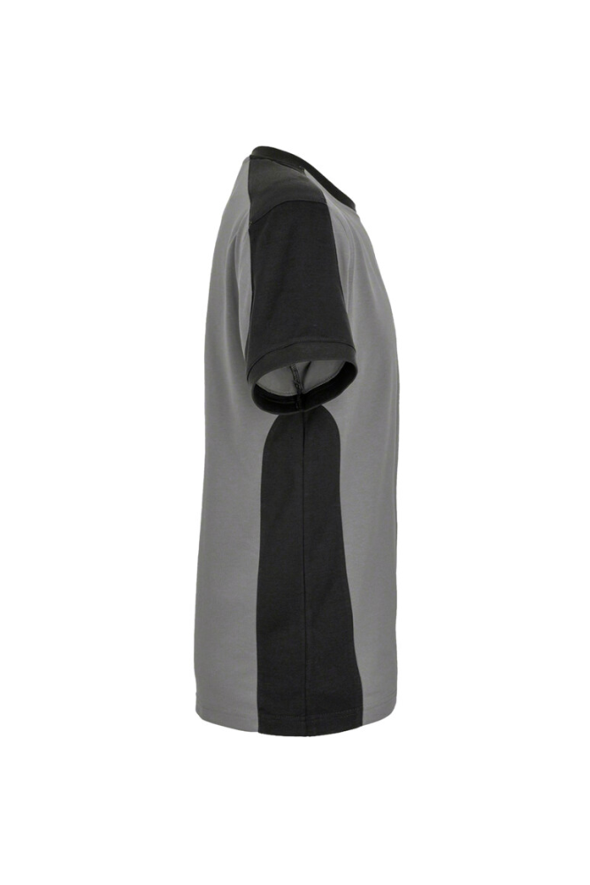 HAKRO T-Shirt Contrast MIKRALINAR®, titan/anthrazit, S