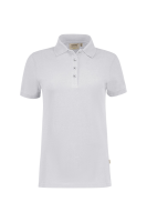 HAKRO Damen Poloshirt Bio-Baumwolle GOTS, weiss, M