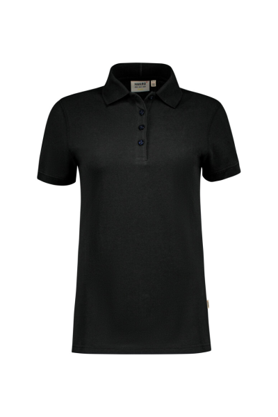 HAKRO Damen Poloshirt Bio-Baumwolle GOTS, schwarz