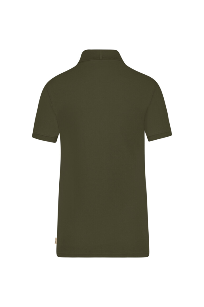 HAKRO Damen Poloshirt Bio-Baumwolle GOTS, olive, XL