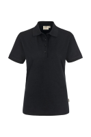 HAKRO Damen Poloshirt MIKRALINAR® ECO, schwarz, L