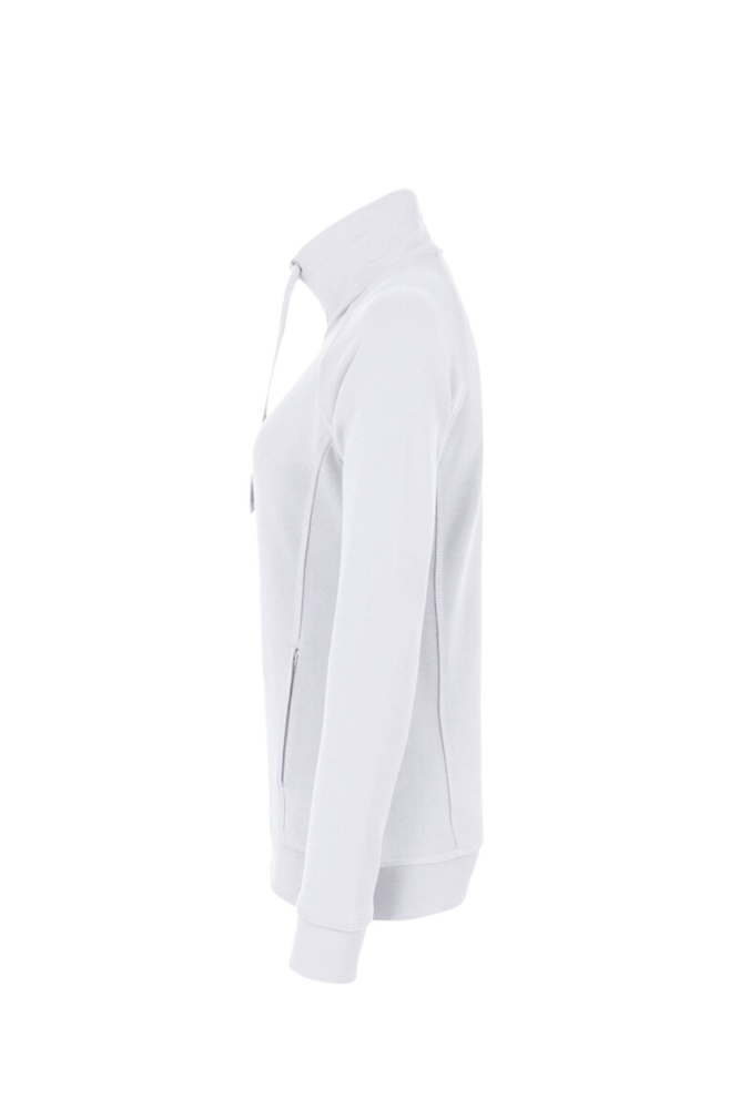 HAKRO Damen Sweatjacke College, weiss
