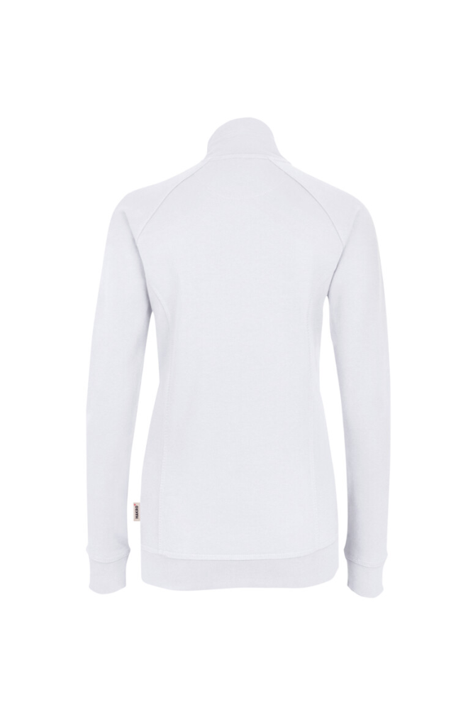 HAKRO Damen Sweatjacke College, weiss