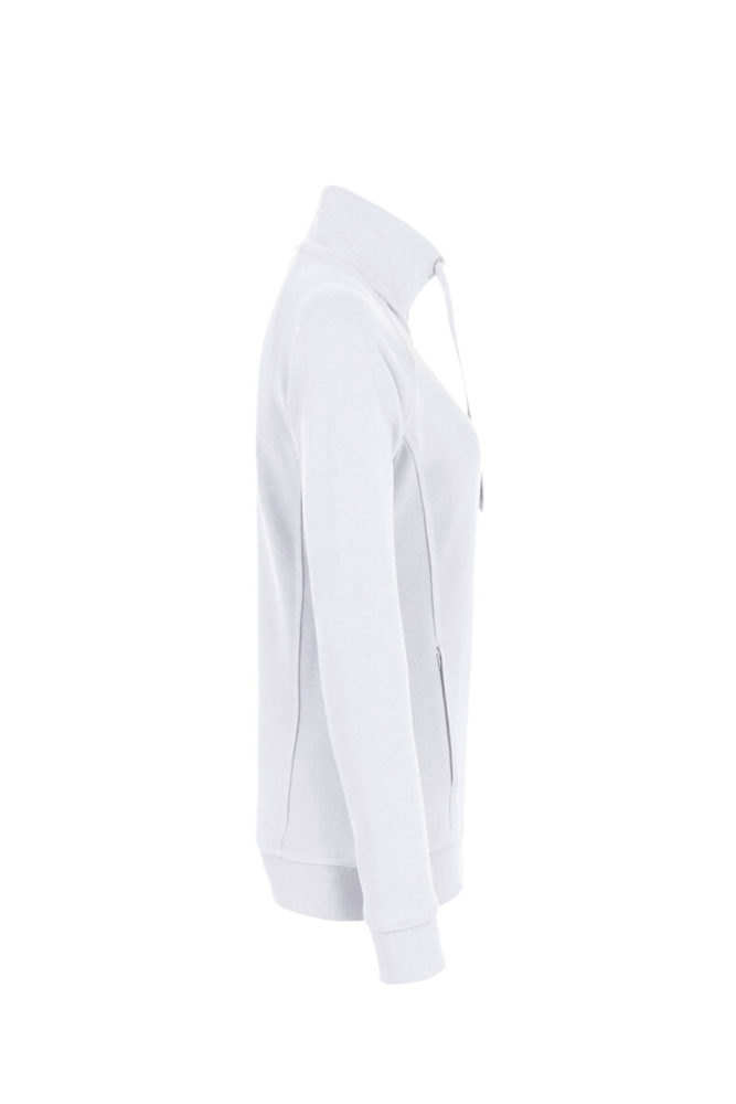 HAKRO Damen Sweatjacke College, weiss