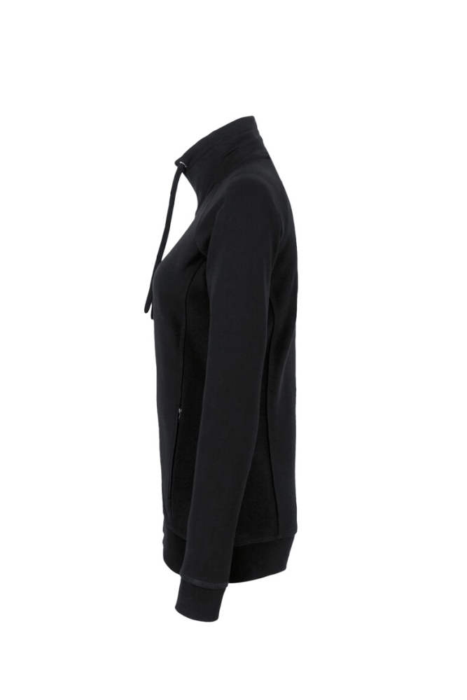 HAKRO Damen Sweatjacke College, schwarz
