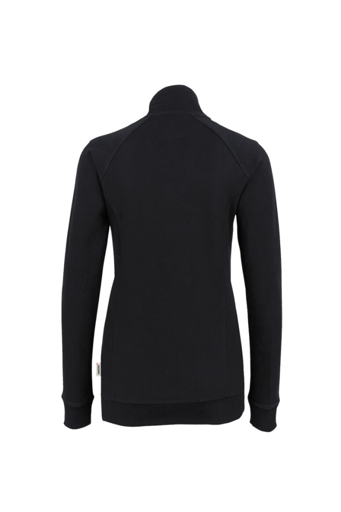 HAKRO Damen Sweatjacke College, schwarz