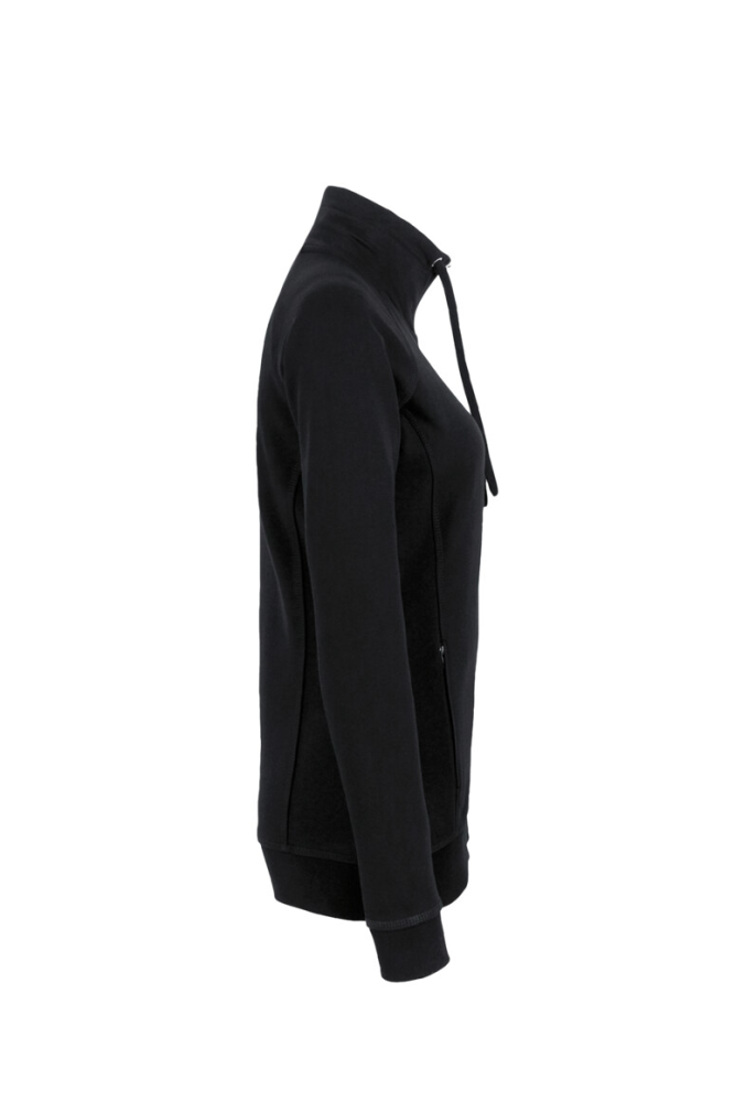 HAKRO Damen Sweatjacke College, schwarz