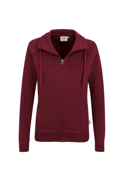 HAKRO Damen Sweatjacke College, weinrot