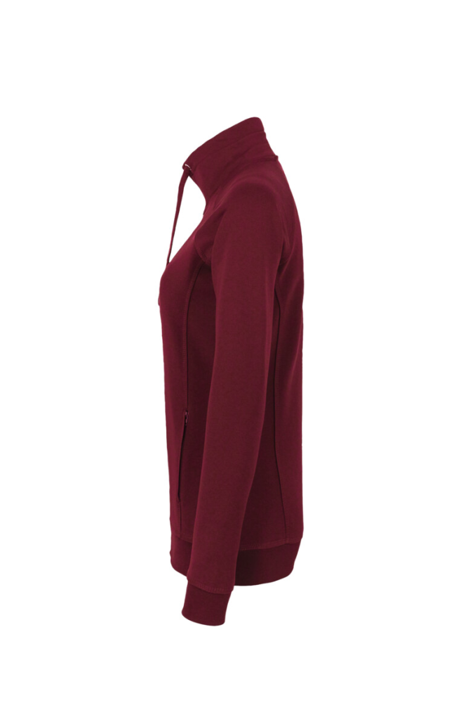 HAKRO Damen Sweatjacke College, weinrot