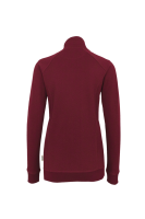 HAKRO Damen Sweatjacke College, weinrot