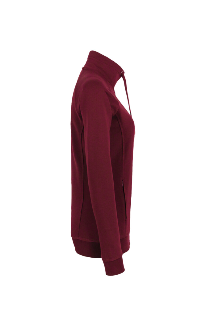 HAKRO Damen Sweatjacke College, weinrot