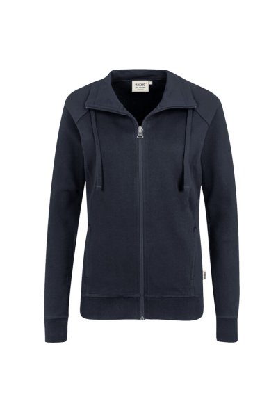 HAKRO Damen Sweatjacke College, tinte