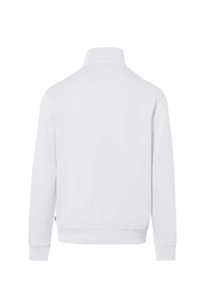 HAKRO Zip-Sweatshirt Premium, weiss, L