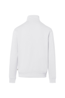 HAKRO Zip-Sweatshirt Premium, weiss, L