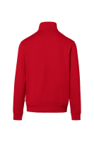 HAKRO Zip-Sweatshirt Premium, rot, M