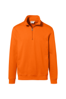 HAKRO Zip-Sweatshirt Premium, orange, L