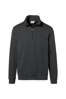HAKRO Zip-Sweatshirt Premium, anthrazit, 5XL