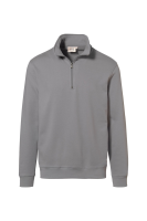 HAKRO Zip-Sweatshirt Premium, titan, S