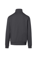 HAKRO Zip-Sweatshirt Premium, karbongrau, XS
