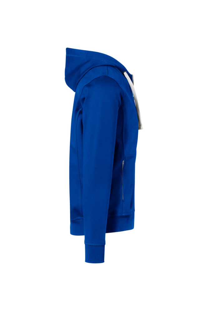 HAKRO Kapuzenjacke Bonded ECO, royalblau/silber, S