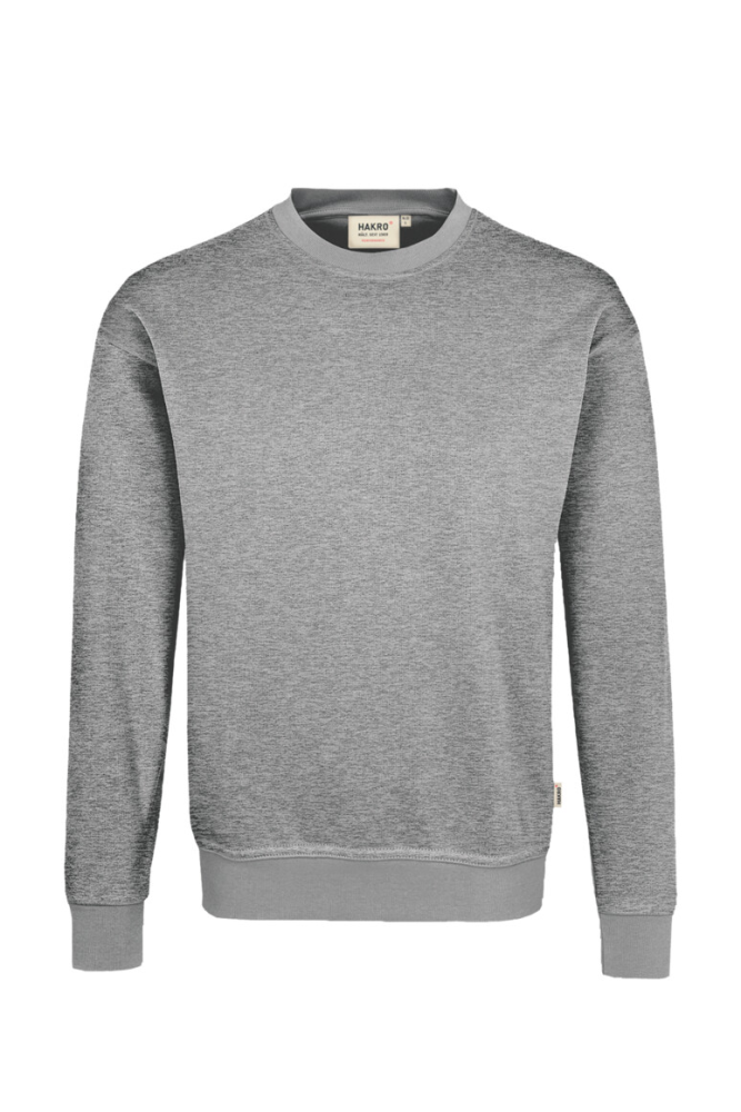HAKRO Sweatshirt MIKRALINAR®, grau meliert, L