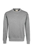 HAKRO Sweatshirt MIKRALINAR®, grau meliert, L
