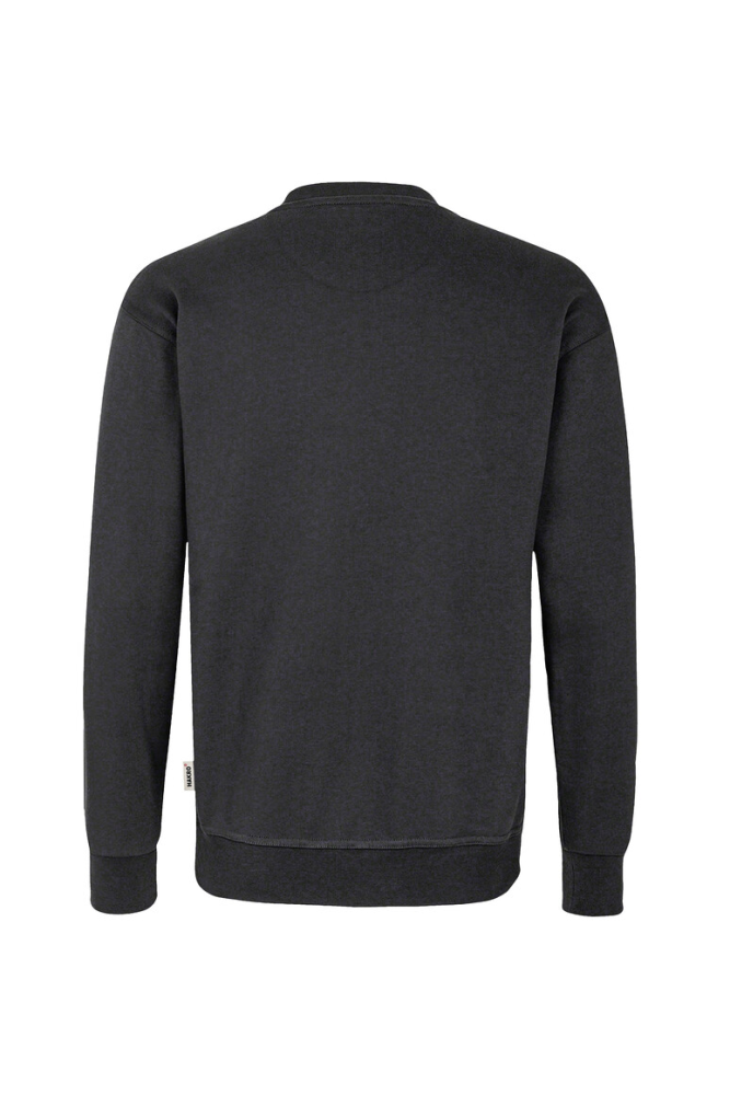 HAKRO Sweatshirt MIKRALINAR®, karbongrau, M